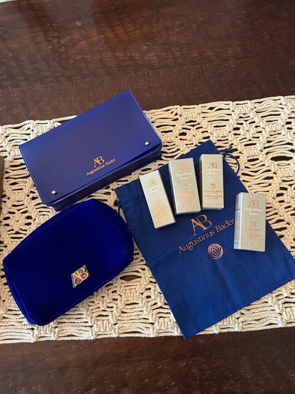 Augustinus Bader Beauty Pouches and Travel Eye Creams and Retinol Serum - New
